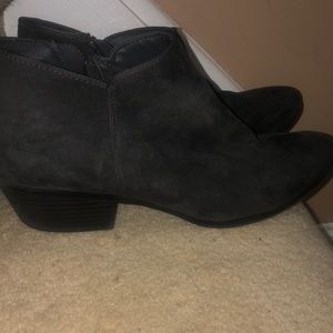 Grey Suede Bootie